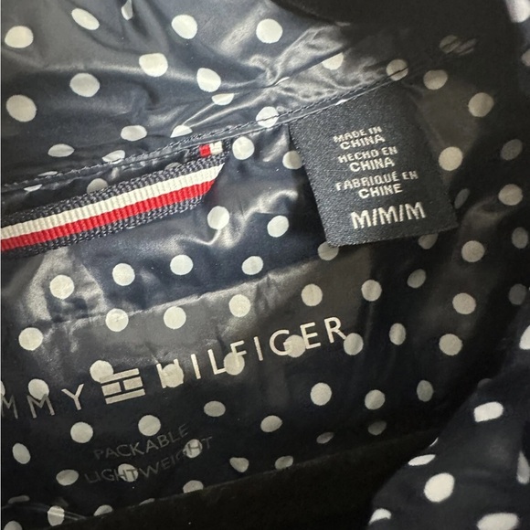 Tommy Hilfiger Blue and White Polka Dot Jacket - Picture 6 of 8